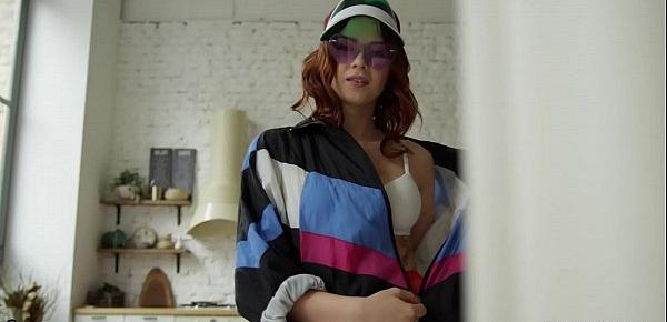  Sexy Russian redhead IngaQ teasing in exclusive HD video